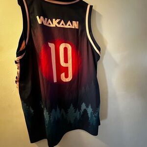 Wakaan Basketball Jersey- worn once 9/10 condition